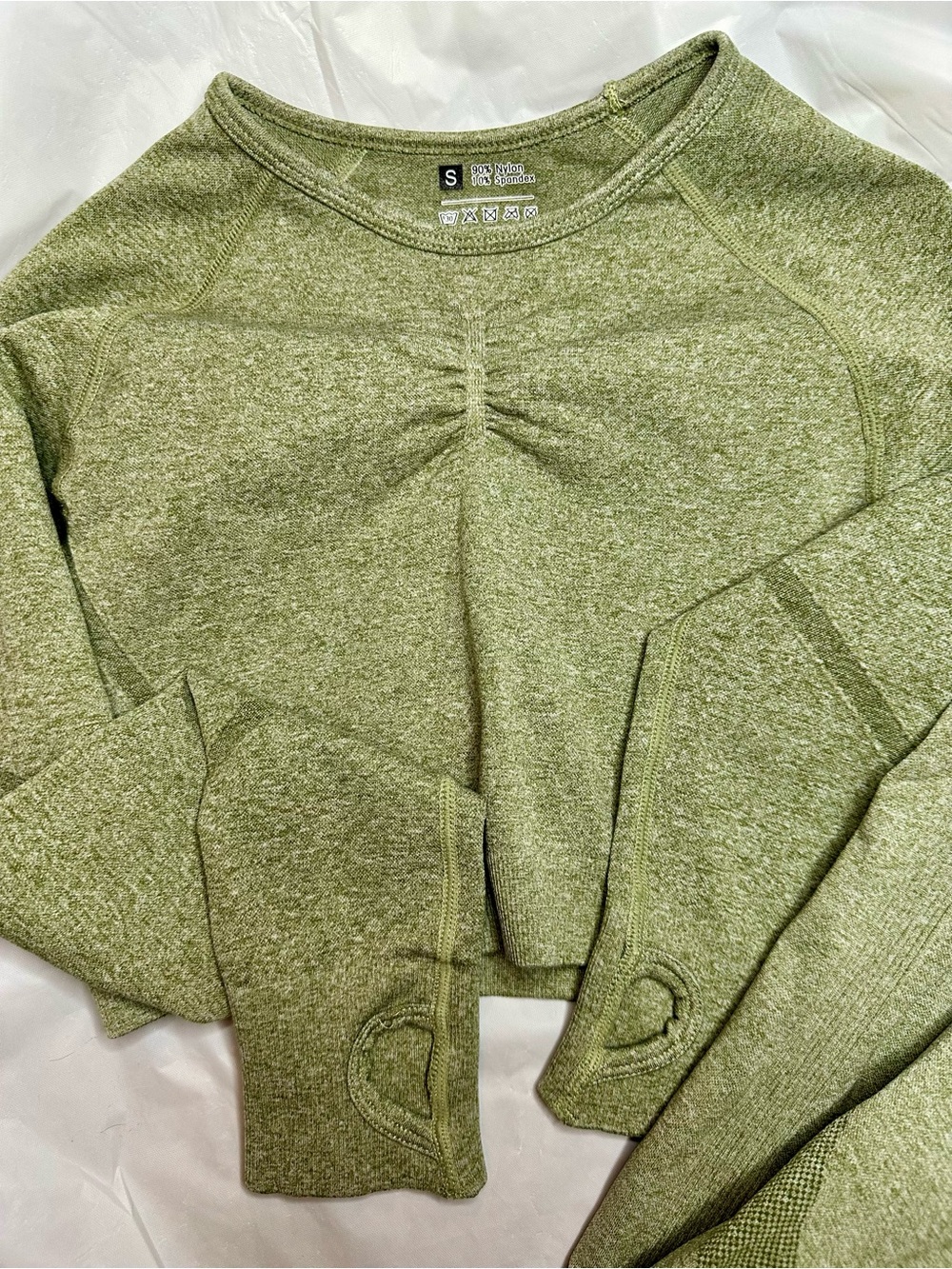 Beauty X Beast Olive Green Seamless Active Set - Picture 2 of 4